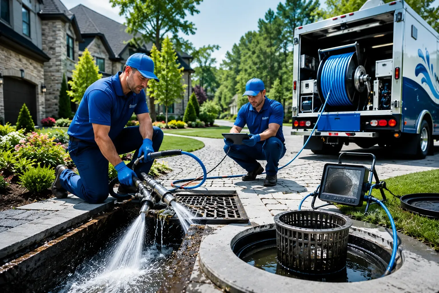 Local outdoor drain cleaning professionals in Newfield, ME