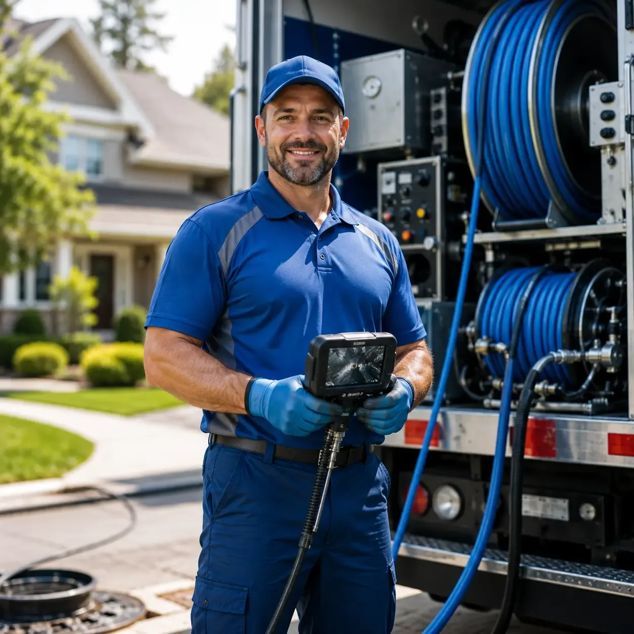 Local outdoor drain cleaning specialists in Newfield, ME